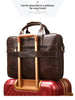 WESTAL men's leather bag men's briefcase office bags for men bag man's genuine leather laptop bags male tote briefcase handbag