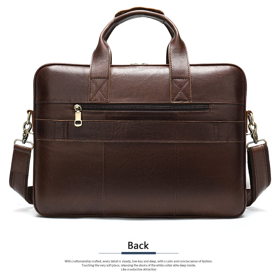 WESTAL men's leather bag men's briefcase office bags for men bag man's genuine leather laptop bags male tote briefcase handbag