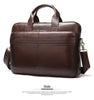 WESTAL men's leather bag men's briefcase office bags for men bag man's genuine leather laptop bags male tote briefcase handbag