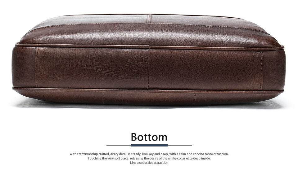 WESTAL men's leather bag men's briefcase office bags for men bag man's genuine leather laptop bags male tote briefcase handbag