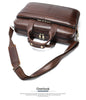 WESTAL men's leather bag men's briefcase office bags for men bag man's genuine leather laptop bags male tote briefcase handbag