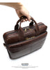 WESTAL men's leather bag men's briefcase office bags for men bag man's genuine leather laptop bags male tote briefcase handbag