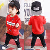 Spring Autumn Baby Boy Clothes Set Children Clothing Sets Sweater fabric Kids Clothes Baby Boys T-shirts+Pants 2PCS Tracksuit