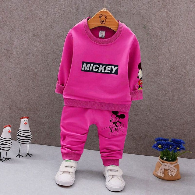 Spring Autumn Baby Boy Clothes Set Children Clothing Sets Sweater fabric Kids Clothes Baby Boys T-shirts+Pants 2PCS Tracksuit