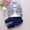 Spring Autumn Baby Boy Clothes Set Children Clothing Sets Sweater fabric Kids Clothes Baby Boys T-shirts+Pants 2PCS Tracksuit
