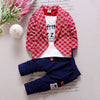 Spring Autumn Baby Boy Clothes Set Children Clothing Sets Sweater fabric Kids Clothes Baby Boys T-shirts+Pants 2PCS Tracksuit