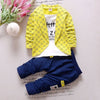 Spring Autumn Baby Boy Clothes Set Children Clothing Sets Sweater fabric Kids Clothes Baby Boys T-shirts+Pants 2PCS Tracksuit