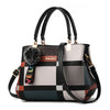 2019 New Luxury Handbag Women Stitching Wild Messenger Bags Designer Brand Plaid Shoulder Bag Female Ladies Totes Crossbody Bags