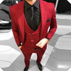 Latest Coat Pant Designs Beige Men Suit Prom Tuxedo Slim Fit 3 Piece Groom Wedding Suits For Men Custom Blazer Terno Masuclino