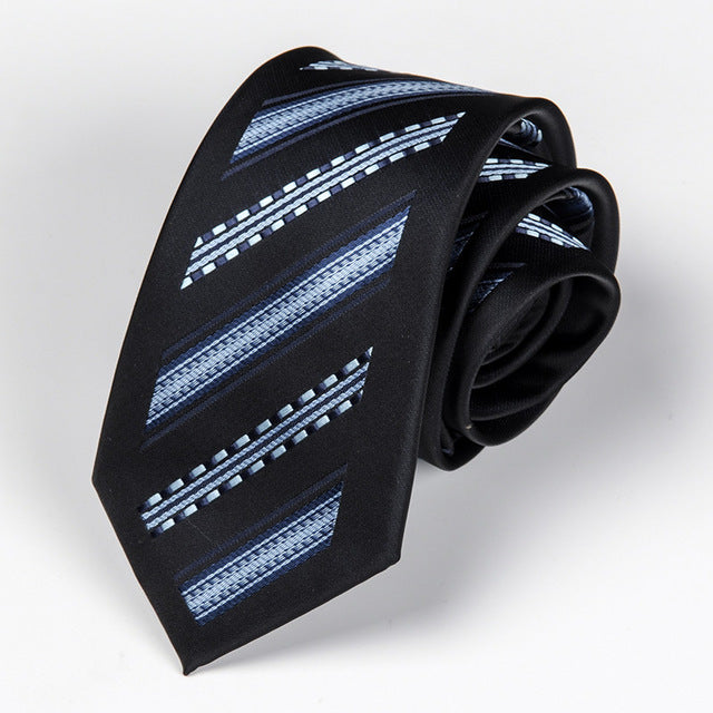 Men Tie 6cm Skinny Ties Luxury Mens Fashion Neckties Corbatas Gravata Jacquard