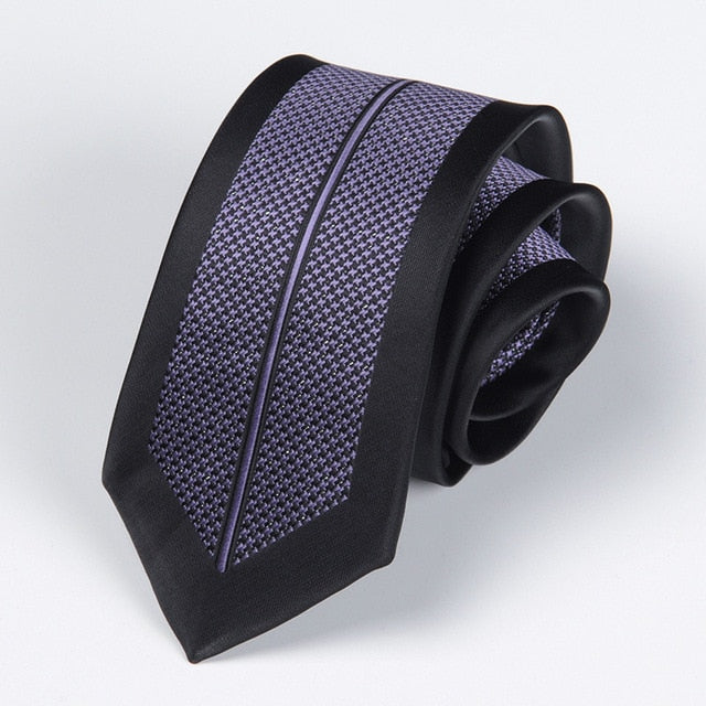 Men Tie 6cm Skinny Ties Luxury Mens Fashion Neckties Corbatas Gravata Jacquard