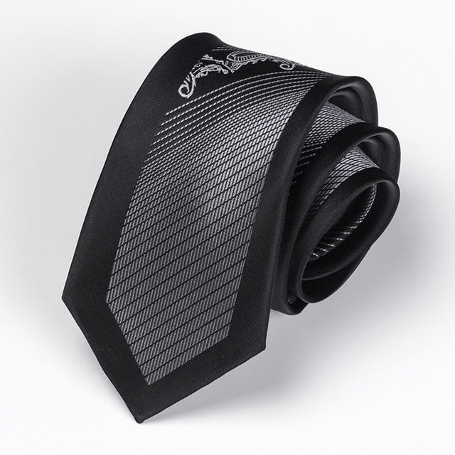 Men Tie 6cm Skinny Ties Luxury Mens Fashion Neckties Corbatas Gravata Jacquard