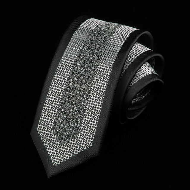 Men Tie 6cm Skinny Ties Luxury Mens Fashion Neckties Corbatas Gravata Jacquard