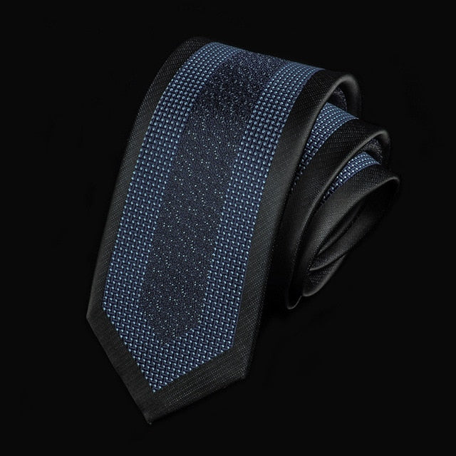 Men Tie 6cm Skinny Ties Luxury Mens Fashion Neckties Corbatas Gravata Jacquard