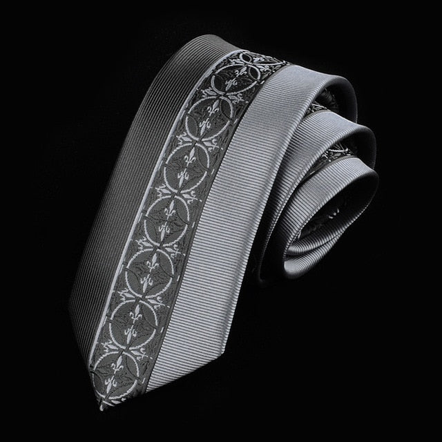 Men Tie 6cm Skinny Ties Luxury Mens Fashion Neckties Corbatas Gravata Jacquard