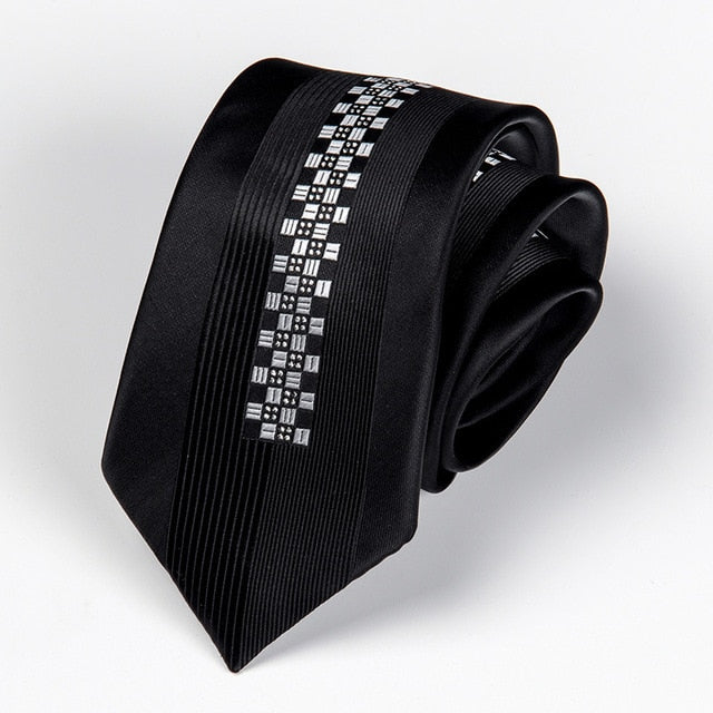 Men Tie 6cm Skinny Ties Luxury Mens Fashion Neckties Corbatas Gravata Jacquard