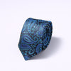 Stripes Floral Solid 6CM Mens Skinny Ties Polyester Silk Narrow Necktie Jacquard
