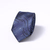 Stripes Floral Solid 6CM Mens Skinny Ties Polyester Silk Narrow Necktie Jacquard