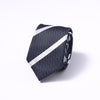 Stripes Floral Solid 6CM Mens Skinny Ties Polyester Silk Narrow Necktie Jacquard
