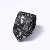 Stripes Floral Solid 6CM Mens Skinny Ties Polyester Silk Narrow Necktie Jacquard