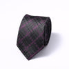Stripes Floral Solid 6CM Mens Skinny Ties Polyester Silk Narrow Necktie Jacquard