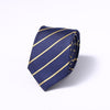 Stripes Floral Solid 6CM Mens Skinny Ties Polyester Silk Narrow Necktie Jacquard