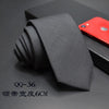 Mens Ties 6cm Classic Cotton Handmade Skinny Neck Ties for Men Striped Narrow