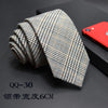 Mens Ties 6cm Classic Cotton Handmade Skinny Neck Ties for Men Striped Narrow