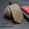 Mens Ties 6cm Classic Cotton Handmade Skinny Neck Ties for Men Striped Narrow