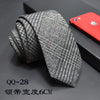 Mens Ties 6cm Classic Cotton Handmade Skinny Neck Ties for Men Striped Narrow