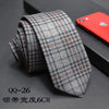 Mens Ties 6cm Classic Cotton Handmade Skinny Neck Ties for Men Striped Narrow