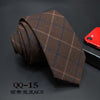 Mens Ties 6cm Classic Cotton Handmade Skinny Neck Ties for Men Striped Narrow