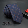 Mens Ties 6cm Classic Cotton Handmade Skinny Neck Ties for Men Striped Narrow