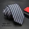 Mens Ties 6cm Classic Cotton Handmade Skinny Neck Ties for Men Striped Narrow