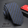 Mens Ties 6cm Classic Cotton Handmade Skinny Neck Ties for Men Striped Narrow