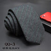 Mens Ties 6cm Classic Cotton Handmade Skinny Neck Ties for Men Striped Narrow
