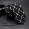 Mens Ties 6cm Classic Cotton Handmade Skinny Neck Ties for Men Striped Narrow