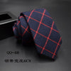 Mens Ties 6cm Classic Cotton Handmade Skinny Neck Ties for Men Striped Narrow
