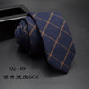 Mens Ties 6cm Classic Cotton Handmade Skinny Neck Ties for Men Striped Narrow