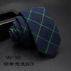 Mens Ties 6cm Classic Cotton Handmade Skinny Neck Ties for Men Striped Narrow