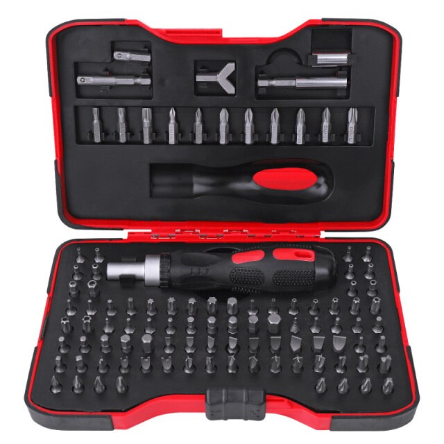 Jewii 101Pcs Screwdriver Set Multi-function Computer PC Digital Device Repair Tools Home Useful Hand Tool Sets