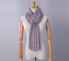 New Winter Women's Genuine Real Rex Rabbit Fur Hand Knitted Scarf Scarfs Cowl Ring Scarves Wraps Snood Street Fashion Tassel