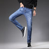 Jeans Autumn Classic Trousers Mens Jeans Skinny Male Pants Denim Streetwear Jeans For Slim Fit Designer Casual Straight MOOWNUC