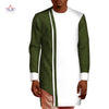 Summer Men Patchwork Top Tees African Clothes Bazin Riche African Design Clothing Casual 100% Cotton Mens Top Shirts  WYN552