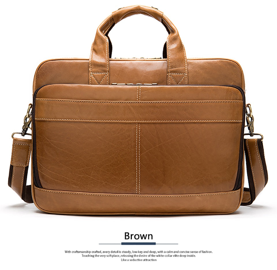 WESTAL men's leather bag men's briefcase office bags for men bag man's genuine leather laptop bags male tote briefcase handbag