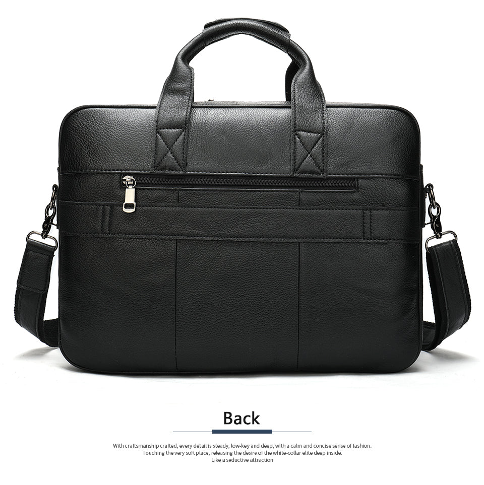 WESTAL men's leather bag men's briefcase office bags for men bag man's genuine leather laptop bags male tote briefcase handbag