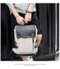 Fashion Men Backpacks Male PU Leather Backpack Laptop 15.6 Inch Women Female Bags Boys Girls Student Casual USB Charging Bagpack