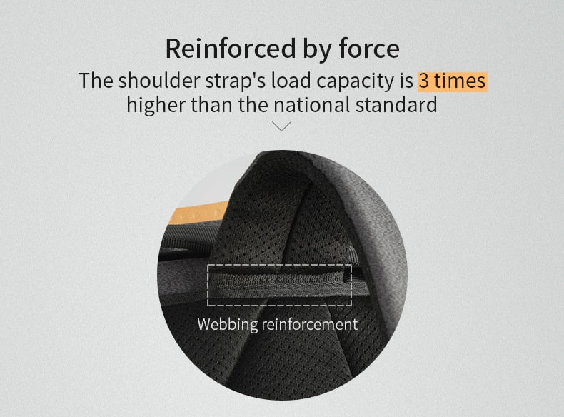 Kingsons 2020 New Anti-thief Fashion Men Backpack Multifunctional Waterproof 15.6 inch Laptop Bag Man USB Charging Travel Bag