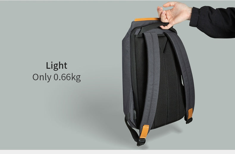 Kingsons 2020 New Anti-thief Fashion Men Backpack Multifunctional Waterproof 15.6 inch Laptop Bag Man USB Charging Travel Bag