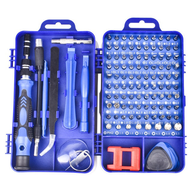 Jewii 115 in 1 Screwdriver Set  Repair Hand Tools Electric Precision Screwdriver Bits Torx PC Mobile Phone Device